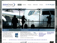 Tablet Screenshot of airline-choice.com